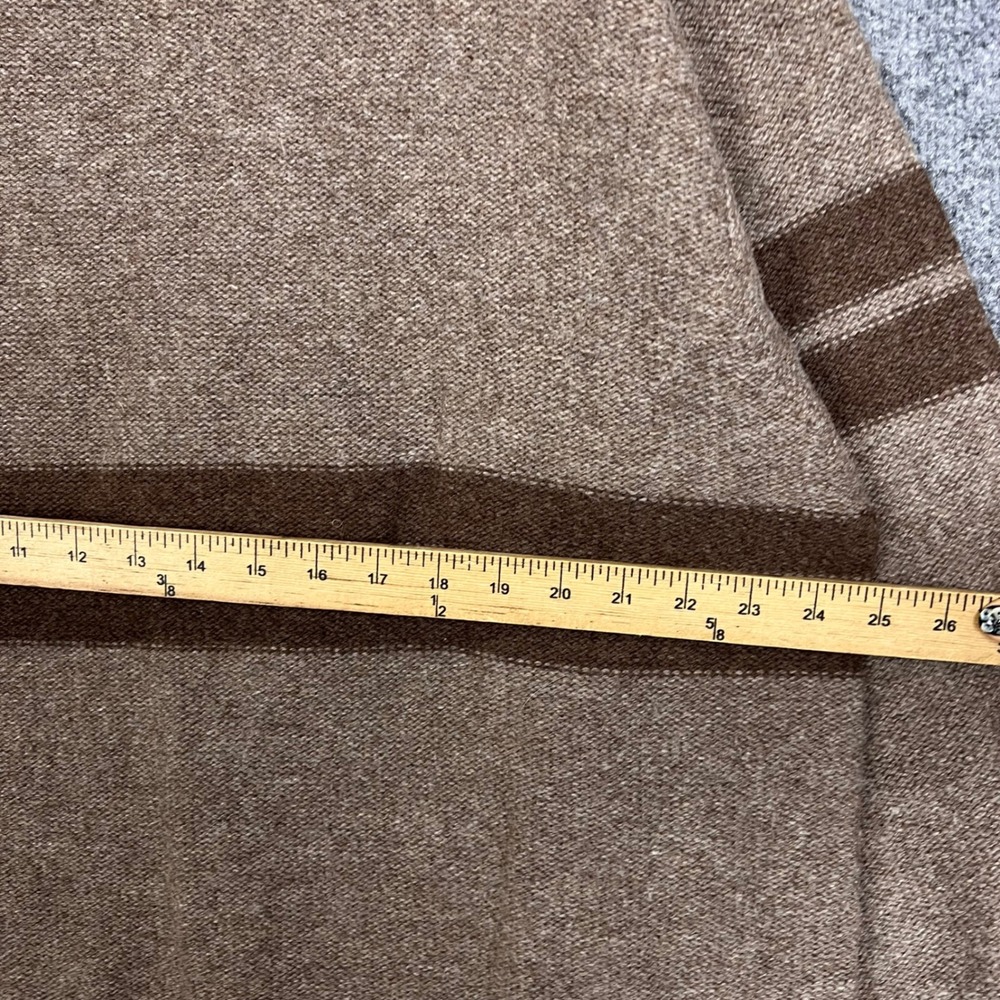 Vintage Patagonia Crewneck Sweater Mens XL Brown Good Striped Wool - Picture 5 of 10